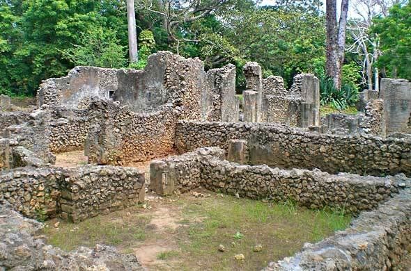Gedi Ruins in malindi